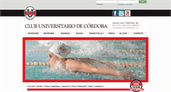 Desktop Screenshot of clubuniversitariocba.com