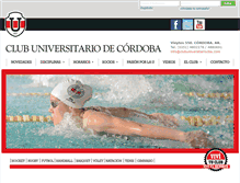 Tablet Screenshot of clubuniversitariocba.com